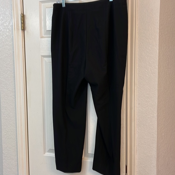 Classic black slacks Talbots Hollywood style - Picture 3 of 6